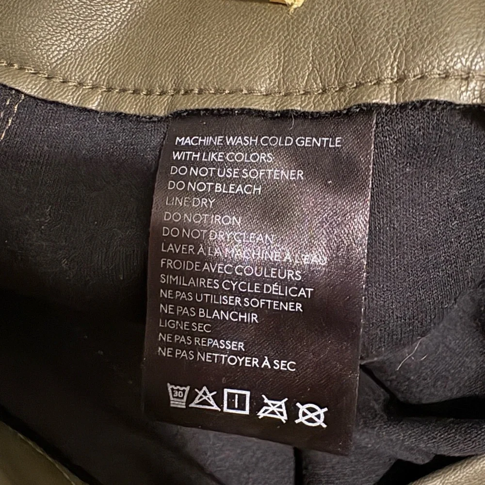 Anthropologie Maeve The Colette Olive Green Wide-Leg Pants size 23 - Picture 13 of 14